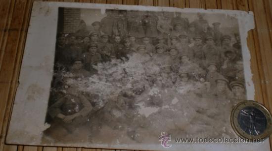 Militaria: Foto soldados principios de siglo a identificar