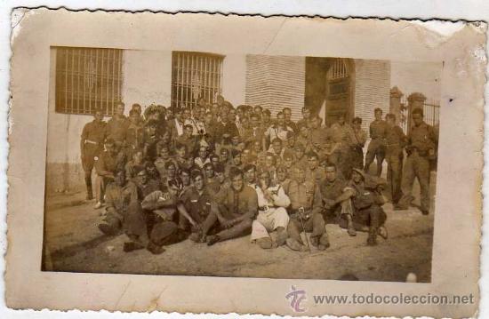 Militaria: Fotografia regimiento militar. No figura fotografo ni fecha.