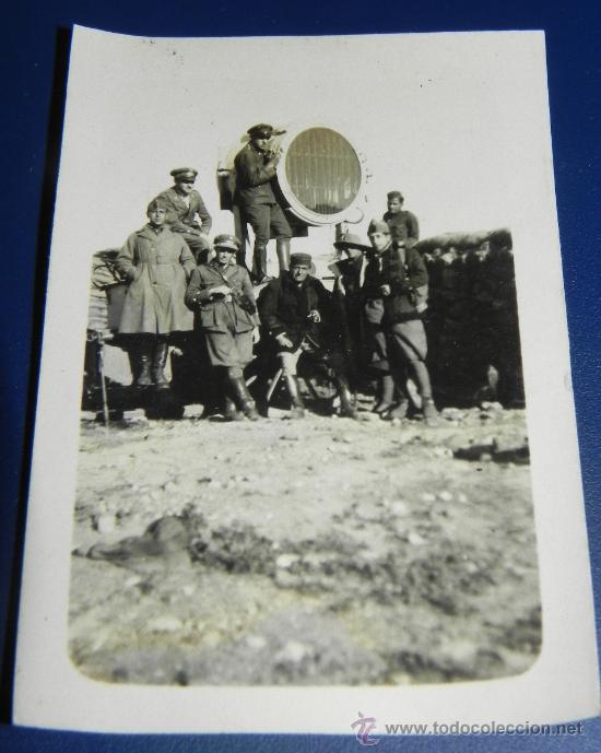 Military Antiques: ANTIGUA FOTOGRAFIA DE MILITARES DE COMUNICACIONES, GUERRA DEL RIF, 1925 CAMPA&Ntilde;A DE MARRUECOS, PROTEC