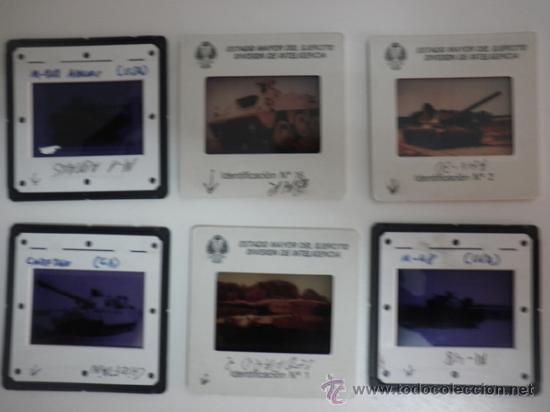 Military Antiques: 6 diapositivas originales ejercito espa&ntilde;ol - carros de combate - tanques - bmr - caballeria