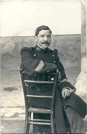 Militaria: 2020 - ANTIGUA FOTOGRAF&Iacute;A DE UN MILITAR - DATA 1915