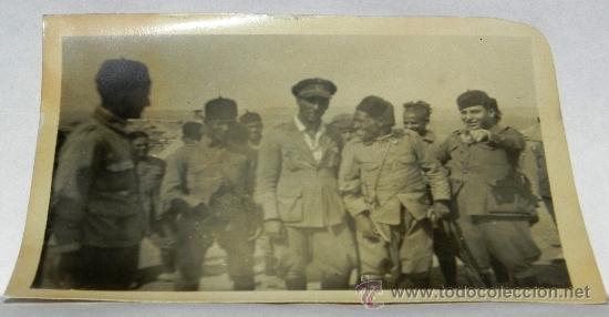 Militaria: ANTIGUA FOTOGRAFIA DE LA GUERRA DEL RIF, REGULARES,TROPAS INDIGENAS, MIDE 8,5 X 6 CMS.