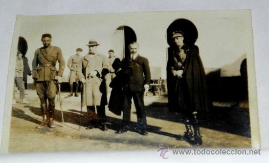 Military Antiques: ANTIGUA FOTOGRAFIA DE LA GUERRA DEL RIF, REGULARES,TROPAS INDIGENAS, MIDE 8,5 X 6 CMS.