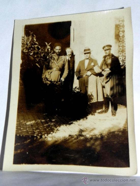 Military Antiques: ANTIGUA FOTOGRAFIA DE LA GUERRA DEL RIF, REGULARES,TROPAS INDIGENAS, MIDE 8,5 X 6 CMS.