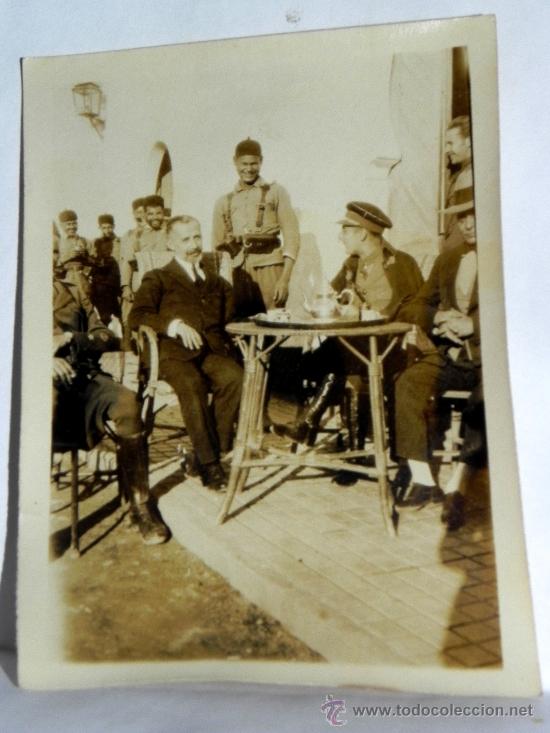 Military Antiques: ANTIGUA FOTOGRAFIA DE LA GUERRA DEL RIF, REGULARES,TROPAS INDIGENAS, MIDE 8,5 X 6 CMS.