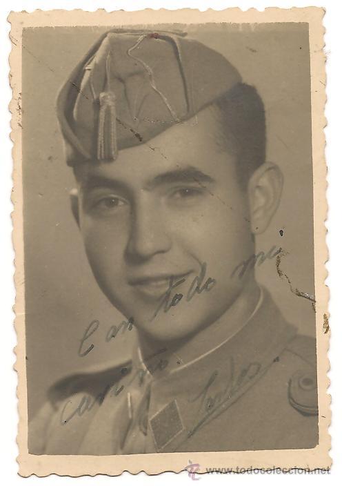 Militaria: SOLDADO ESPA&Ntilde;OL EN FECHA NOVIEMBRE DE 1947 CON DEDICATORIA