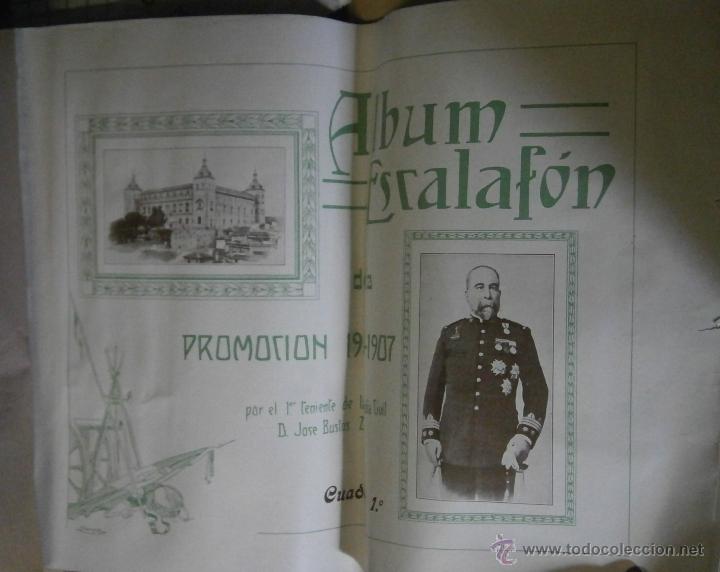 Military Antiques: &Aacute;lbum escalaf&oacute;n de la promoci&oacute;n de 1904 - 1907, cuaderno 1&ordm;, con 110 fotograf&iacute;as tama&ntilde;o carnet.