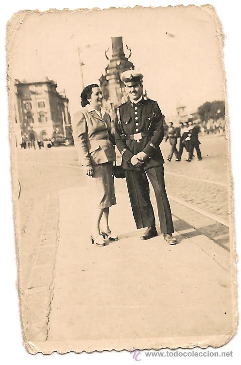 Militaria: SOLDADO DE INFANTERIA DE MARINA ESPA&Ntilde;OL EN FECHA 28 DE MAYO DE 1950