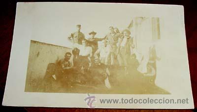 Military Antiques: ANTIGUA FOTO POSTAL DE TROPAS ESPA&Ntilde;OLAS ACAMPADAS EN MARRUECOS - A&Ntilde;OS 20 - PROTECTORADO ESPA&Ntilde;OL - RI