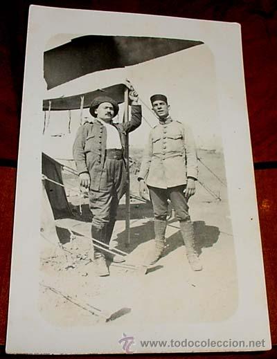 Military Antiques: ANTIGUA FOTO POSTAL DE SOLDADO ESPA&Ntilde;OLES DE ARTILLERIA ACAMPADOS EN EL FRENTE EN MARRUECOS- A&Ntilde;OS 20