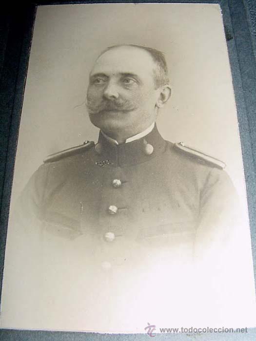 Military Antiques: ANTIGUA FOTO MILITAR ESPA&Ntilde;OL - MIDE 10,5 X 7 CMS.