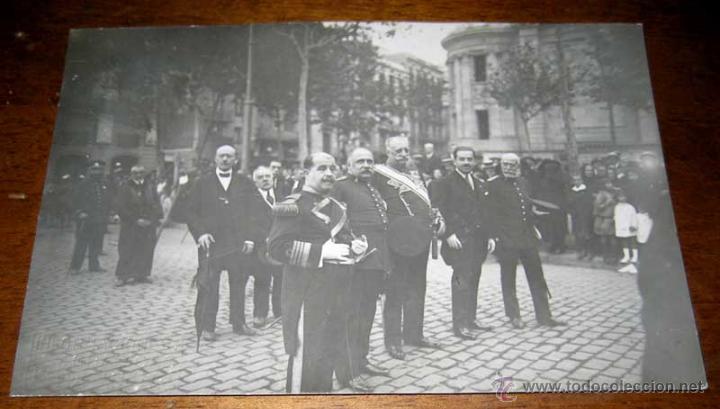 Military Antiques: ANTIGUA FOTO POSTAL DE MILITARES EN UN ACTO - FOTOGRAFIA BRANGULI - CATALU&Ntilde;A -  DE CO