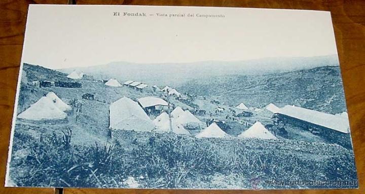 Military Antiques: ANTIGUA POSTAL DE LA GUERRA DEL RIF (MARRUECOS) . EL FONDAK - EDICION M. ARRIBAS - SIN CIRCULAR - PR