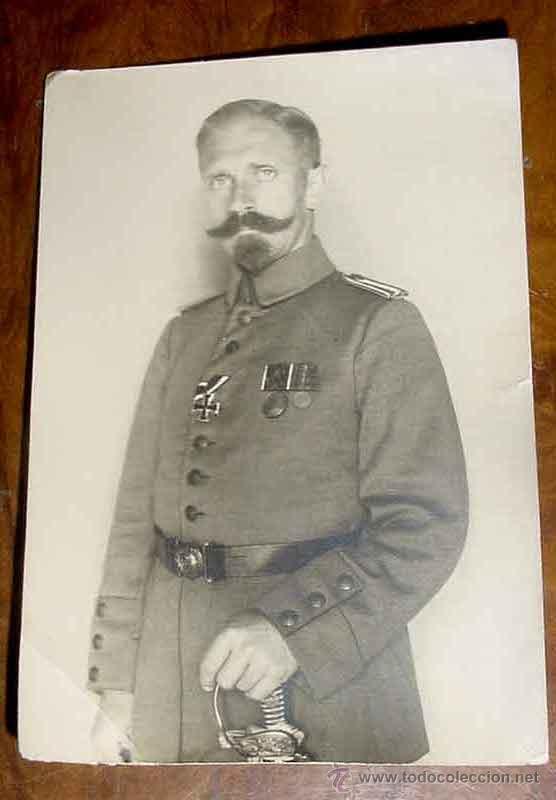 Military Antiques: ANTIGUA FOTO DE MILITAR ALEMAN - MIDE 11 X 7,5 CMS.,