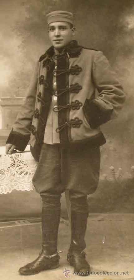 Militaria: ANTIGUA FOTOGRAFIA DE MILITAR ESPA&Ntilde;OL, TAMA&Ntilde;O POSTAL, SIN ESCRIBIR,  -