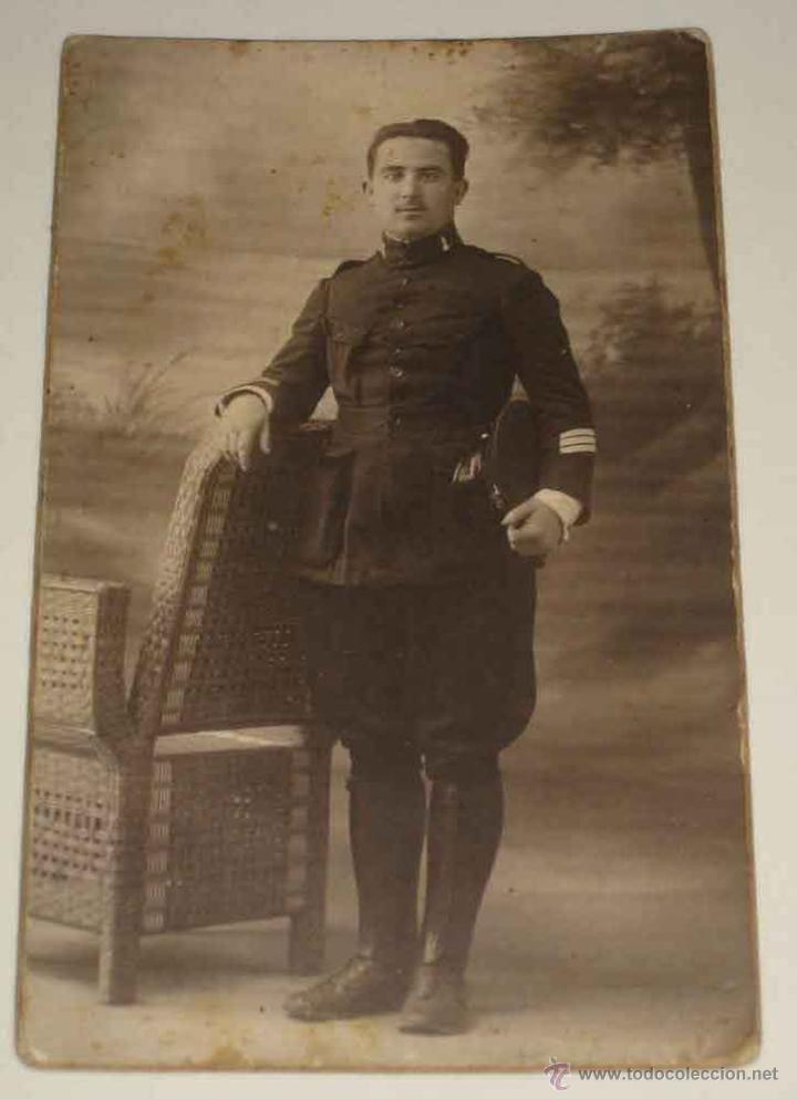 Militaria: ANTIGUA FOTO POSTAL DE MILITAR DEL CUERPO DE INGENIEROS - NO CIRCULADA.