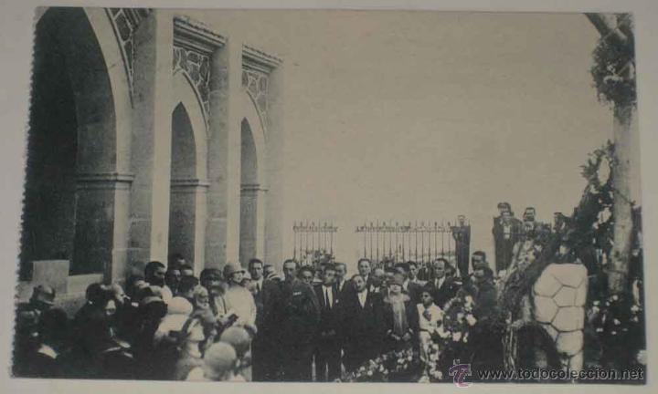 Militaria: ANTIGUA POSTAL DEL VIAJE DE S.S. M.M. A MARRUECOS - EL CEMENTERIO DEL MONTE ARRUIT - ED. HAUSER Y ME