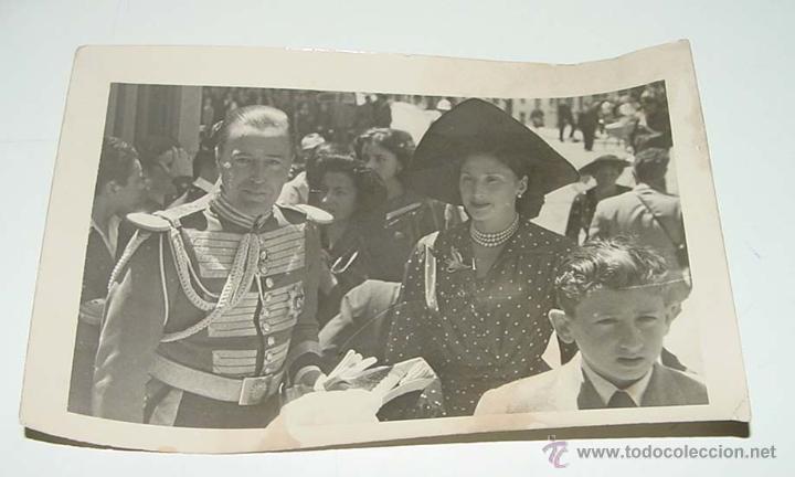 Militaria: ANTIGUA FOTOGRAFIA DE MARTINEZ BORDIU, LA TIA Y SU HIJO - A&Ntilde;O 1948 - REVERSO CON SELLO DE FOTO MAGAL
