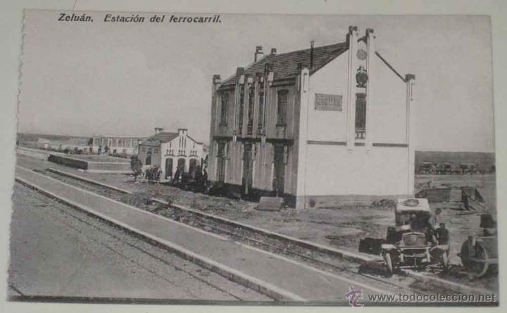 Militaria: ANTIGUA POSTAL DE NADOR - GUERRA DEL RIF - MARRUECOS - ESTACION DEL FERROCARRIL DESTRUIDA POR LOS MO