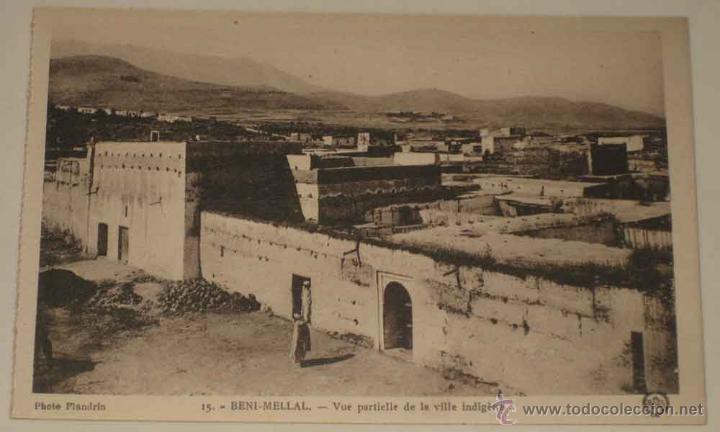 Militaria: ANTIGUA POSTAL DE BEMI MELLAL - FOTO FLANDRIN - GUERRA DEL RIF - NO CIRCULADA.