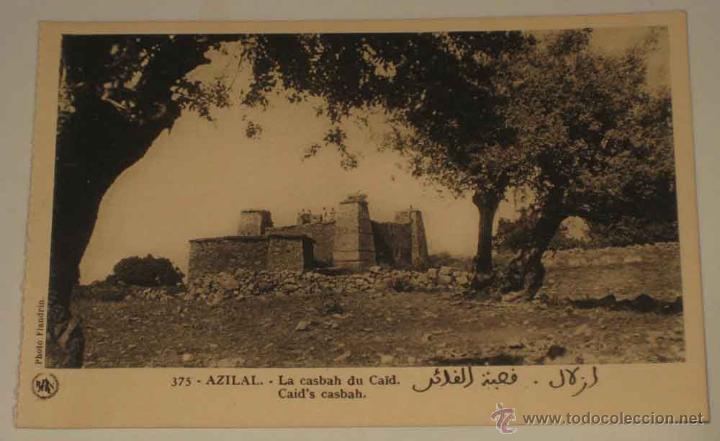 Militaria: ANTIGUA POSTAL DE CASBAH TADLA - FOTO FLANDRIN - GUERRA DEL RIF - NO CIRCULADA.