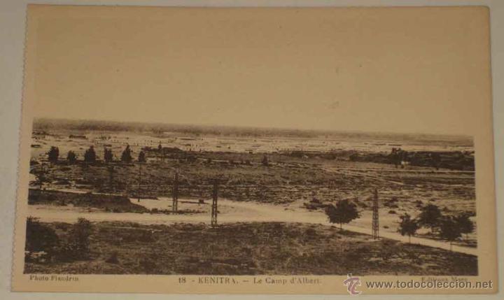 Militaria: ANTIGUA POSTAL DE KENITRA - FOTO FLANDRIN - GUERRA DEL RIF - NO CIRCULADA