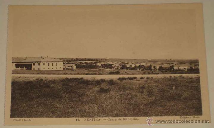 Militaria: ANTIGUA POSTAL DE KENITRA - FOTO FLANDRIN - GUERRA DEL RIF - NO CIRCULADA