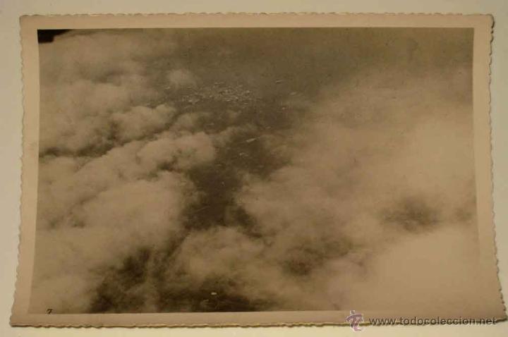 Militaria: ANTIGUA FOTOGRAFIA AEREA MILITAR DEL SANTA CRUZ DE TENERIFE - DESDE UN AVION FORD - A&Ntilde;OS 30 - FOTO A