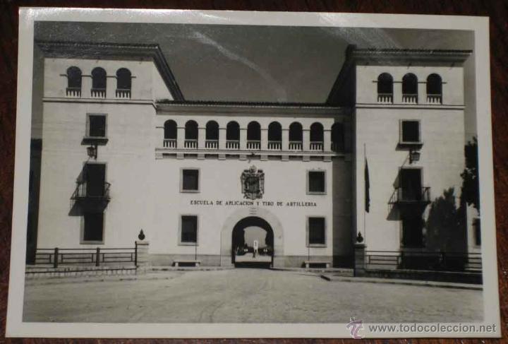 Militaria: ANTIGUA FOTOGRAFIA DE ESCUELA DE APLICACION Y TIRO DE ARTILLERIA - MIDE 10 X 7 CMS.