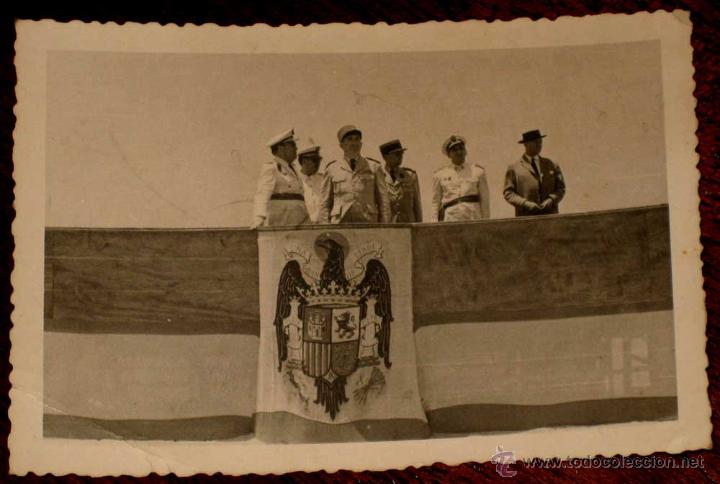 Militaria: FOTOGRAFIA ORIGINAL DE LA GUERRA DE IFNI - El general Mariano Gomez de Zamalloa, Gobernador general