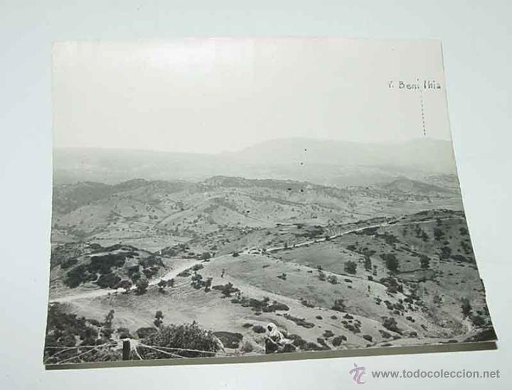 Military Antiques: ANTIGUA FOTOGRAFIA DE POSICION ESPA&Ntilde;OLA EN LA GUERRA DEL RIF - MIDE 12,5 X 10,5 CMS, tiene escrita a
