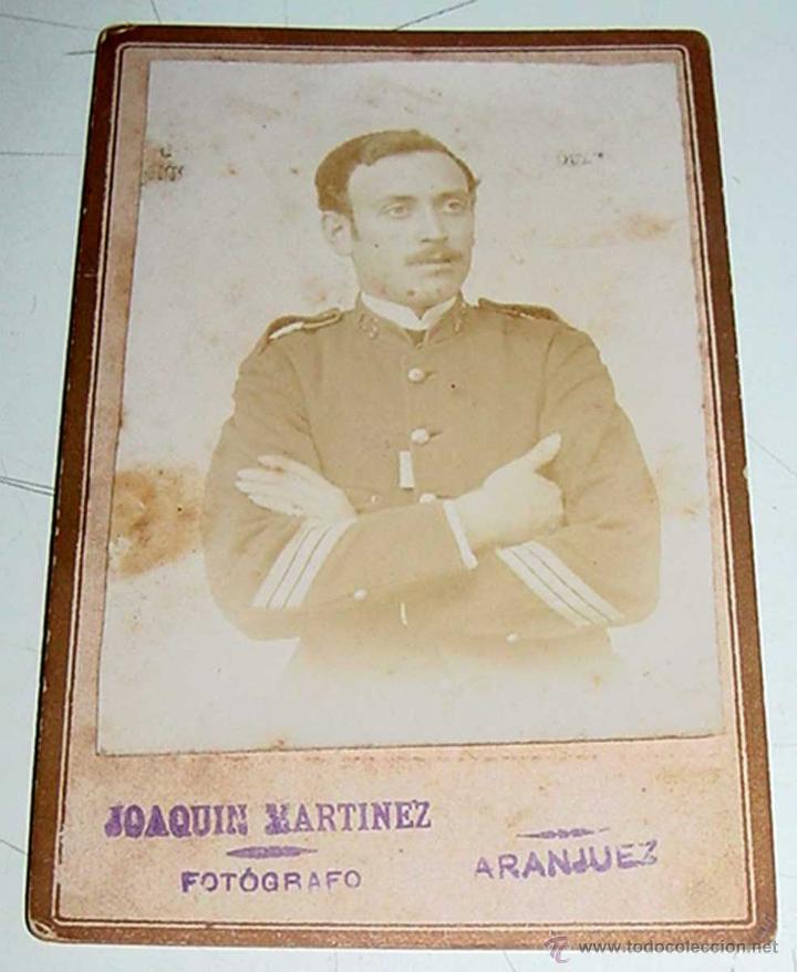 Military Antiques: ANTIGUA FOTOGRAFIA DE SARGENTO DE EL REGIMIENTO 46, EPOCA DE ALFONSO XIII - FOTO DE JOAQUIN MARTIN F