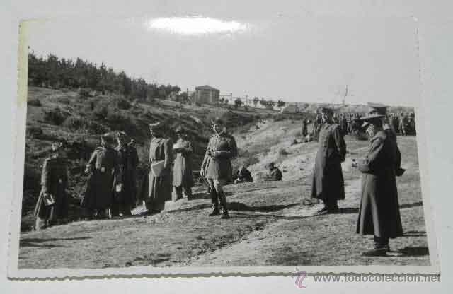 Militaria: ANTIGUA FOTOGRAFIA DE MANIOBRAS DE LA ACADEMIA DE INFANTERIA DE TOLEDO EN 1945 - FOTO RODRIGUEZ - MI