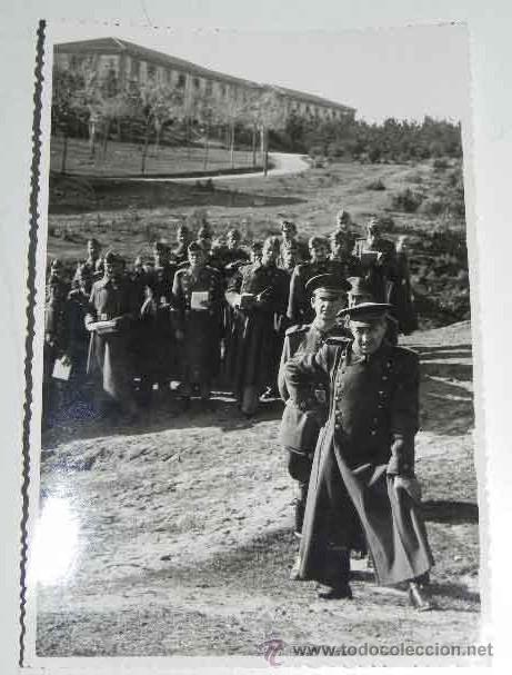 Military Antiques: ANTIGUA FOTOGRAFIA DE MANIOBRAS DE LA ACADEMIA DE INFANTERIA DE TOLEDO EN 1945 - CORONEL - FOTO RODR