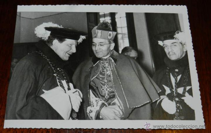 Militaria: ANTIGUA FOTOGRAFIA DE EL INFANTE D. FERNANDO MARIA DE BAVIERA Y BORBON, EL NUNCIO DE SU SANTIDAD MON