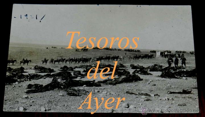Military Antiques: ANTIGUA FOTO POSTAL DEL MONTE ARRUIT - CAMPA&Ntilde;A DEL RIF 1921- CADAVERES ESPA&Ntilde;OLES, GUERRA DE MARRUECO