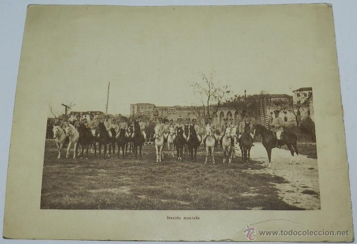 Militaria: CARPETA DE LA ACADEMIA DE INGENIEROS DEL EJERCITO DE GUADALAJARA, 23 DE MARZO DE 1914, POR EL REVERS