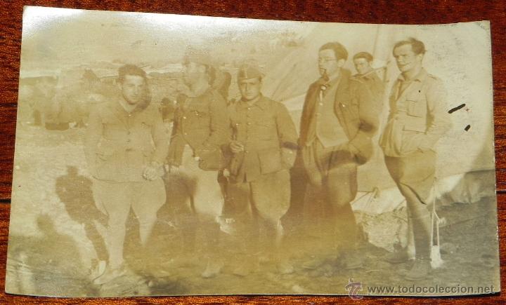 Militaria: FOTOGRAFIA DE LEGIONARIOS EN MARRUECOS 1925, GUERRA DEL RIF, DESPUES DEL DESEMBARCO DE ALHUCEMAS. EX