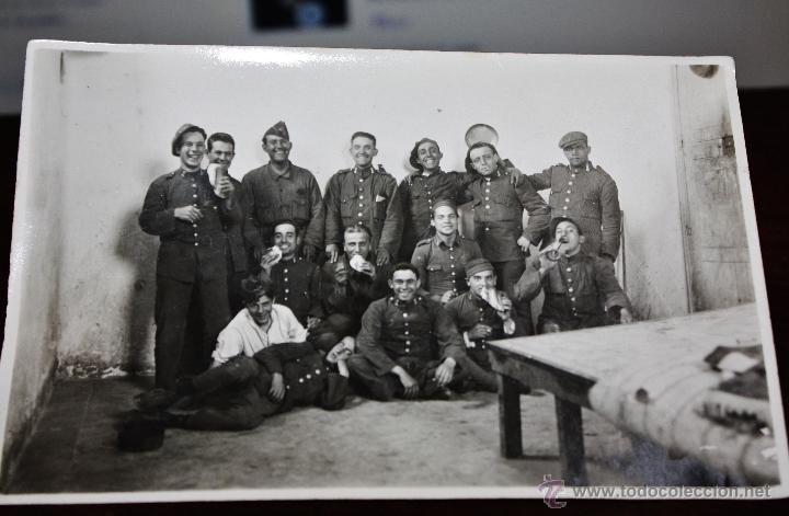 Militaria: FOTOGRAFIA DE LA GUERRA DE AFRICA,GRUPO DE SOLDADOS