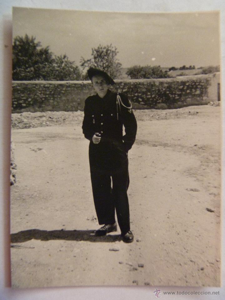 Militaria: FOTO DE MILITAR DE TROPAS ALPINAS FRANCESAS, CON BOINA