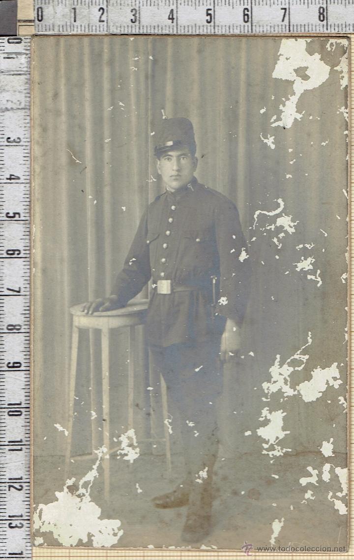 Militaria: FOTO ESTUDIO MILITAR ALFONSO XIII