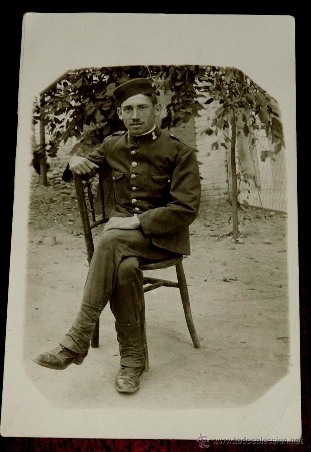 Military Antiques: FOTOGRAFIA DE MILITAR DEL CUERPO DE INGENIEROS, TAMA&Ntilde;O POSTAL.
