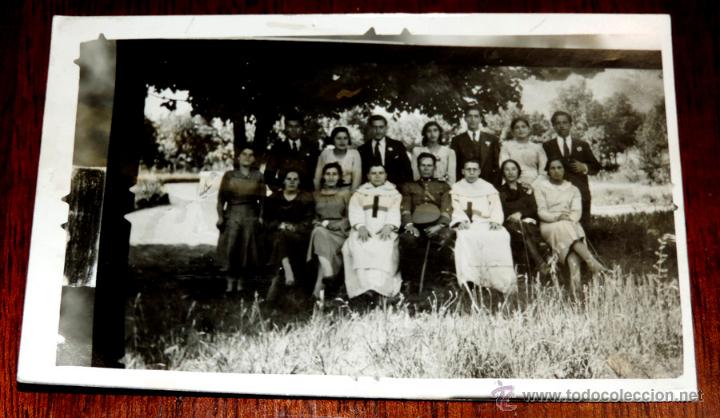 Military Antiques: FOTOGRAFIA DE MISIONEROS EN ALGUNA MISION DE LATINOAMERICA, ESCRITA POR EL REVERSO, A&Ntilde;O 1938, TAMA&Ntilde;O