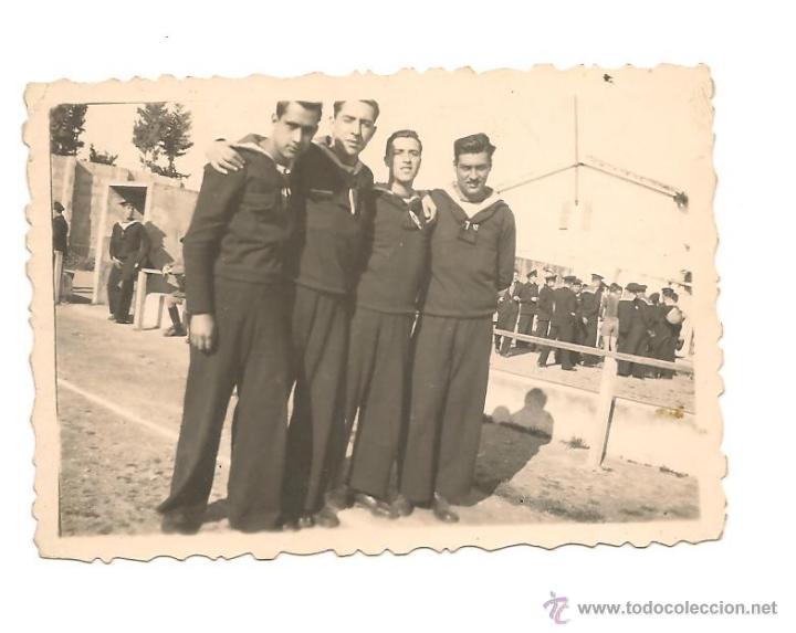 Militaria: SOLDADOS ESPA&Ntilde;OLES DE MARINA EN FECHA 16/3/1947