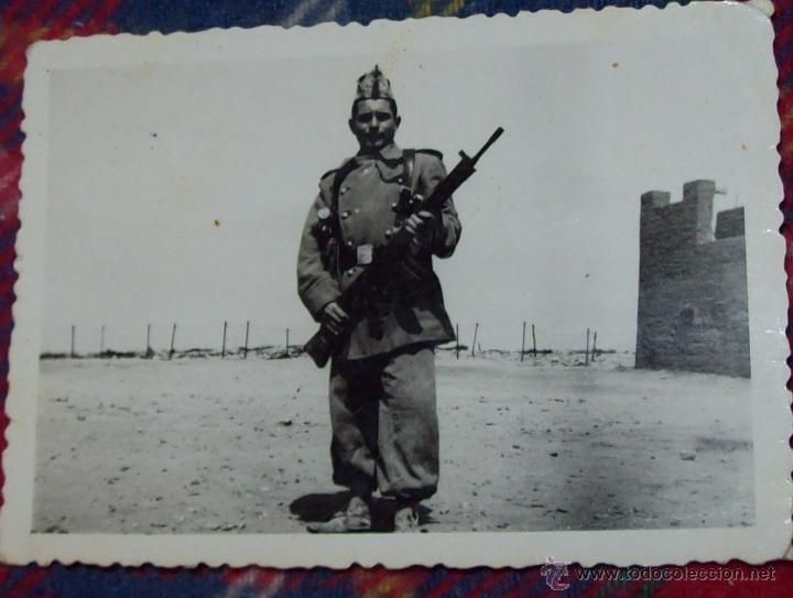 Militaria: FOTO NUM. 123 : FABULOSA FOTOGRAF&Iacute;A ANTIGUA TROQUELADA DE UN SOLDADO.FOTO MARILUZ.