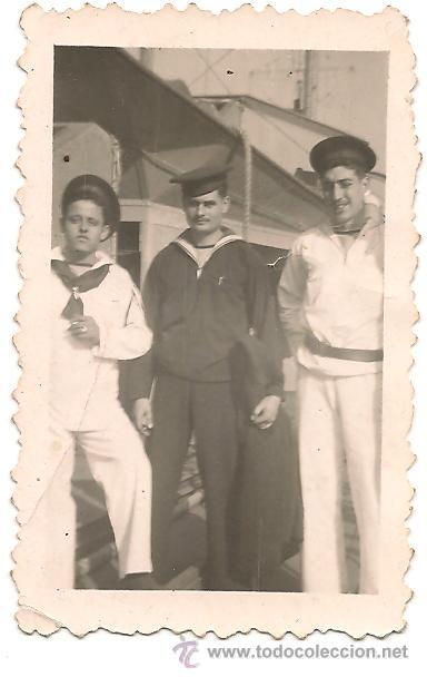 Militaria: SOLDADOS DE LA ARMADA ESPA&Ntilde;OLA EN EL A&Ntilde;O 1951