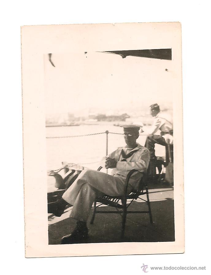 Militaria: SOLDADO DE LA ARMADA ESPA&Ntilde;OLA EN EL A&Ntilde;O 1951