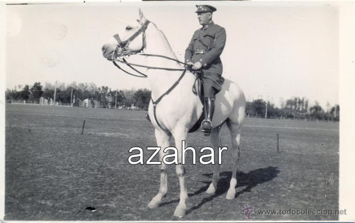 Militaria: POSTAL FOTOGRAFICA, TENIENTE CORONEL A CABALLO, MAGNIFICA