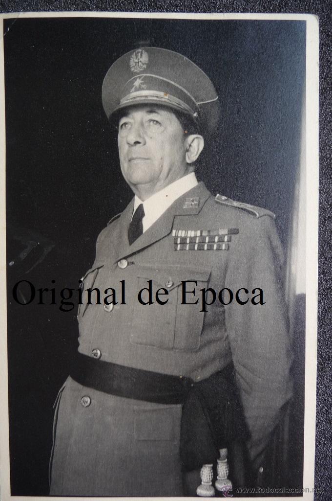 Militaria: (JX-1599)FOTOGRAFIA DEL GENERAL D.GERADO GONALEZ LONGORIA