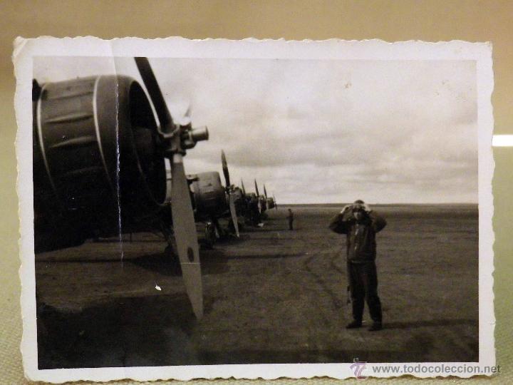 Militaria: FOTOGRAFIA MILITAR, ANTIGUA, OFICIAL, FUERZA AEREA, PILOTO, AVIACION, ESPA&Ntilde;A 1940S